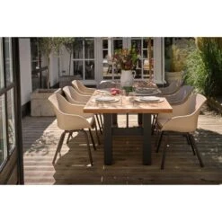 Hartman Le Soleil Element Dining Armstoel - Soft Taupe/Black - 2 St. -Meubelwinkel 6133b6f38c0a4f54a6066cf477430d6c