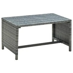 VidaXL 4-delige Loungeset Met Kussens Poly Rattan Grijs 70x40x38 Cm 8 VidaXL 4-delige Loungeset Met Kussens Poly Rattan Grijs 70x40x38 Cm -Meubelwinkel 63b04b3e608a4fdd975747a9491bf927