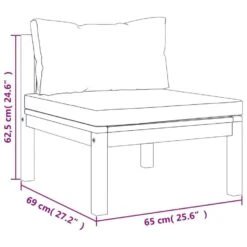 VidaXL - Loungebank - Grijs - Acaciahout - 3 Stuks - Met Kussens 31 VidaXL - Loungebank - Grijs - Acaciahout - 3 Stuks - Met Kussens -Meubelwinkel 663101abc5fb4a28a99272b02fcb8f63