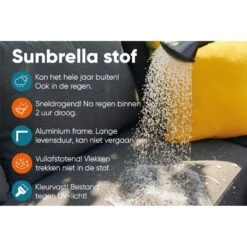 Madeira Ronde U-vorm Hoekbank + Chaise Longue Links - Naturel Sunbrella -Meubelwinkel 67dcf67a7de6479fb66f6d2649bb671b 1