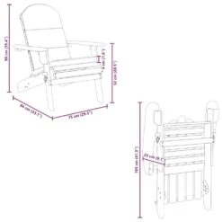VidaXL - Adirondack Tuinstoel - Kussens - Bruin - Acaciahout - 75x84x90 Cm -Meubelwinkel 6a04b0d78dcd4b39860af1ab9c0d4023