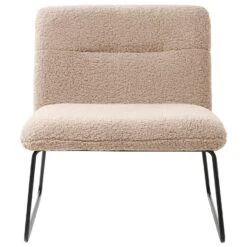 COTULLA - Fauteuil - Beige - Bouclé 18 COTULLA - Fauteuil - Beige - Bouclé -Meubelwinkel 6a41a2b738914777889575ef40e64a74