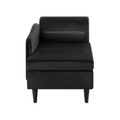 LUIRO - Chaise Longue - Zwart - Rechterzijde - Fluweel 17 LUIRO - Chaise Longue - Zwart - Rechterzijde - Fluweel -Meubelwinkel 6c03c506751345d4b8777374828ee19b