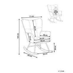 OULU - Schommelstoel - Bruin - Polyester 13 OULU - Schommelstoel - Bruin - Polyester -Meubelwinkel 6c7172c93aa942cbbea0aeb66e46d78b 4