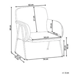 TRYSNES - Fauteuil - Zwart/Wit - Polyester 14 TRYSNES - Fauteuil - Zwart/Wit - Polyester -Meubelwinkel 6cc064249663433f9ba1abb4b3467106