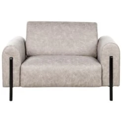 ASKIM - Fauteuil - Grijs - Polyester -Meubelwinkel 6d568d52bd284edaa322c5ac64929efc