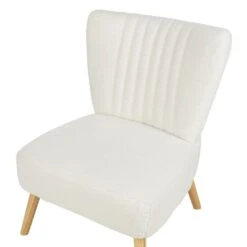VAASA - Fauteuil - Wit - Polyester -Meubelwinkel 6d6c804218734767b33793e8389b767f