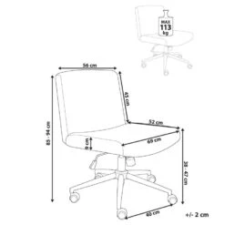 GEDDES - Bureaustoel - Groen - Corduroy 15 GEDDES - Bureaustoel - Groen - Corduroy -Meubelwinkel 732fe28dac7c4f45ae3fe31783b3e645