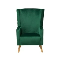 Beliani Oorfauteuil ONEIDA - Groen Fluweel 9 Beliani Oorfauteuil ONEIDA - Groen Fluweel -Meubelwinkel 740abbb2633a40859a93a1fb91b17b53