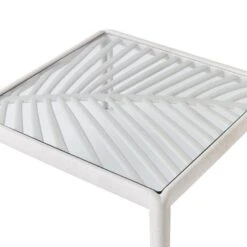 FERRETTI - Salontafel - Lichtbeige - 69 X 69 Cm - Synthetisch -Meubelwinkel 758e305032214959841d29fa1db32044