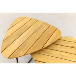 4 Seasons Verdi Set Van 2 Teak Driehoekige Salontafels -Meubelwinkel 760dbb77f6cd4c5a977362e0fcc7ba12