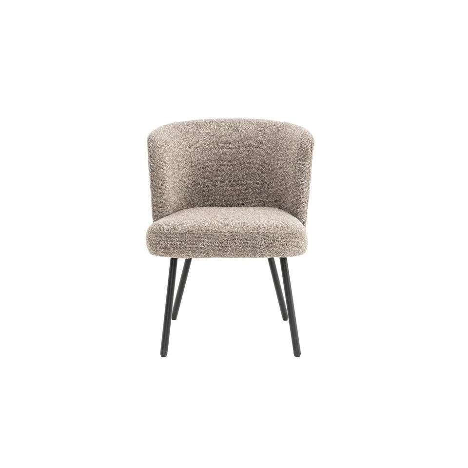 Fauteuil Cindy Taupe Stof 4 Fauteuil Cindy Taupe Stof - Afbeelding 2