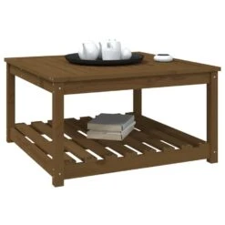 VidaXL - Tuintafel Met Opbergruimte - Honingbruin - Grenenhout - 82,5x82,5x45 Cm 13 VidaXL - Tuintafel Met Opbergruimte - Honingbruin - Grenenhout - 82,5x82,5x45 Cm -Meubelwinkel 7bb9d31a30d34657b5a63c6ca5024c51