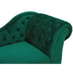 NIMES - Chaise Longue - Groen - Rechterzijde - Fluweel -Meubelwinkel 7c6b45d348b04ee9a289ec6f0f730a10