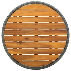 VidaXL Tafeltje 60 Cm Poly Rattan En Massief Acaciahout Grijs 9 VidaXL Tafeltje 60 Cm Poly Rattan En Massief Acaciahout Grijs -Meubelwinkel 7cd4f603e85442ff8480256021064b88