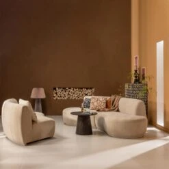 WOOOD Batavier Bank - Polyester - Naturel - 75x336x180 -Meubelwinkel 7dbae75ce790403a9e5d50757eacd0c4