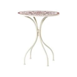 SPELLO - Tuintafel - Wit - Metaal -Meubelwinkel 7ffa5d7d8bfa4d6a84ec8d0de58a782c