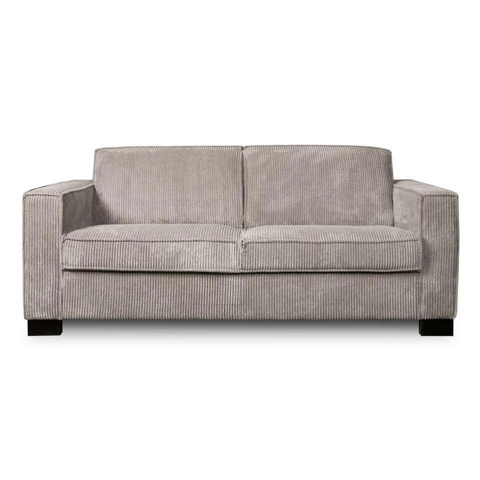 Bank Stuttgart 2-zits - Ribcord - Lichtgrijs 3 Bank Stuttgart 2-zits - Ribcord - Lichtgrijs