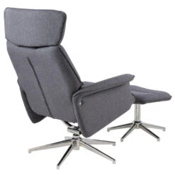 Relaxfauteuil Corsas - Stof - Donkergrijs (incl. Voetenbank) 12 Relaxfauteuil Corsas - Stof - Donkergrijs (incl. Voetenbank) -Meubelwinkel 81004318 0104