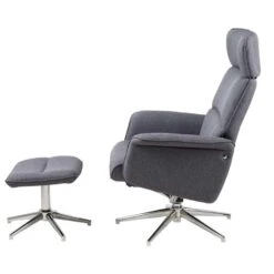 Relaxfauteuil Corsas - Stof - Donkergrijs (incl. Voetenbank) 10 Relaxfauteuil Corsas - Stof - Donkergrijs (incl. Voetenbank) -Meubelwinkel 81004318 8000