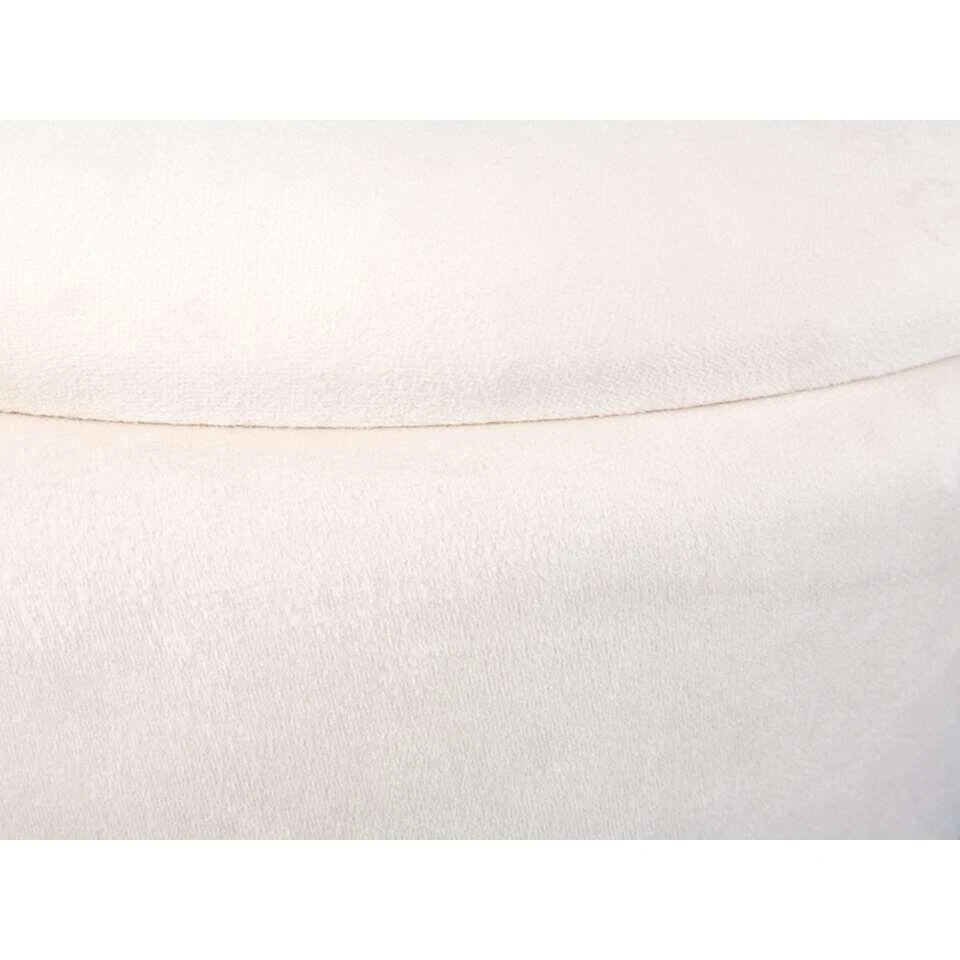 Kruk Ireen - Wit/zwart - 42x34x34 Cm 6 Kruk Ireen - Wit/zwart - 42x34x34 Cm - Afbeelding 4