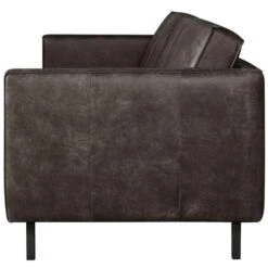 Bank Ferro 3,5-zits - Leer - Zwart 8 Bank Ferro 3,5-zits - Leer - Zwart -Meubelwinkel 81023414 0300