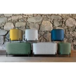 Tenzo Poef Harry - Grijs - 46x42x42 Cm -Meubelwinkel 81023598 0400