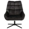Fauteuil Devin - Stof - Grijsbruin -Meubelwinkel 81027692