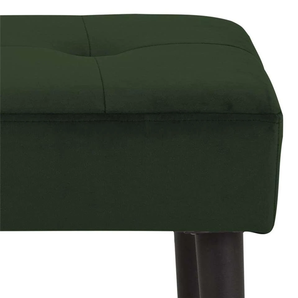 Bankje Gaby - Stof Vic - Groen - 45x95x38 Cm 5 Bankje Gaby - Stof Vic - Groen - 45x95x38 Cm - Afbeelding 3
