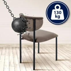 CLP Eetkamerstoel Gambell Fluweel - Bruin 12 CLP Eetkamerstoel Gambell Fluweel - Bruin -Meubelwinkel 82e1f5cf32754c1a9bb6a4d49c67ee3b