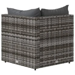 VidaXL - Tuinhoekbank - Grijs - Poly Rattan - Met Kussens 15 VidaXL - Tuinhoekbank - Grijs - Poly Rattan - Met Kussens -Meubelwinkel 832382efa5b8441296982eedf21e907b