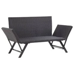 VidaXL Tuinbank Met Kussens 176 Cm Poly Rattan Zwart Overig 8 VidaXL Tuinbank Met Kussens 176 Cm Poly Rattan Zwart Overig -Meubelwinkel 83430126278b4e5cbb5ee30c50cfe5cf