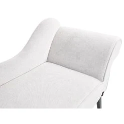 BIARRITZ - Chaise Longue - Wit - Rechtszijdig - Polyester -Meubelwinkel 834d6979108f48e08ea0f1d9b82d9abb
