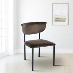 CLP Eetkamerstoel Gambell Fluweel - Bruin 11 CLP Eetkamerstoel Gambell Fluweel - Bruin -Meubelwinkel 85cc859f3b254904be9d870dc90156ec