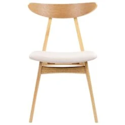 LYNN - Eetkamerstoel Set Van 2 - Lichte Houtkleur - Rubberhout -Meubelwinkel 886d7053c5f54f4ca65ce9519f63152e