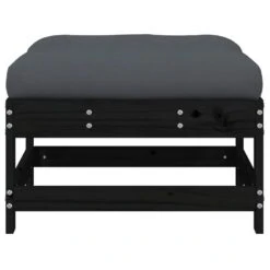 VidaXL - Tuinvoetenbank - Zwart - Grenenhout - Met Kussen 14 VidaXL - Tuinvoetenbank - Zwart - Grenenhout - Met Kussen -Meubelwinkel 88c38ab42c1646c981a46a6f51d4da4e