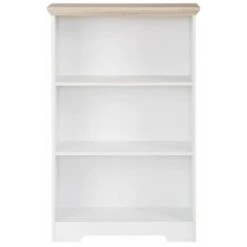Nanna - Boekenkast Met 3 Planken In Wit / Eiken Effect -Meubelwinkel 8a88c1df0ccf4bc581b69adc9484fba1