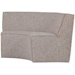 WOOOD Europa 2-Zits Eetbank - Geweven Stof - Zand - 85x131x131 -Meubelwinkel 8a8a07a516304152a92695044cf80d46