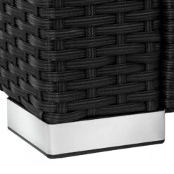 Tectake Wicker Fauteuil Lignano, Zwart -Meubelwinkel 8b011a199dd7478ea9e500c62743a50e