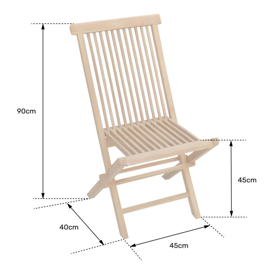 Happy Garden Stoel LOMBOK - Bruin - Hout 8 Happy Garden Stoel LOMBOK - Bruin - Hout - Afbeelding 6
