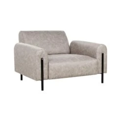 ASKIM - Fauteuil - Grijs - Polyester -Meubelwinkel 8b3fde79e74f4270a441d9b72ed395b6