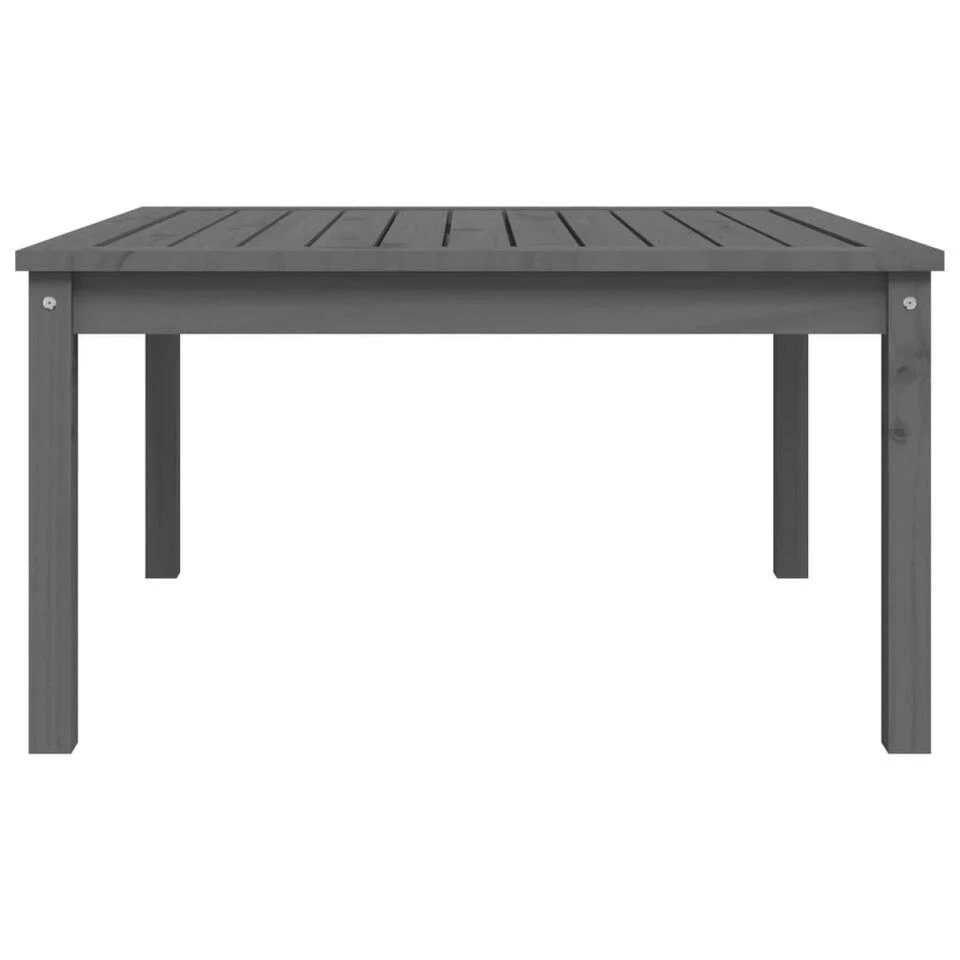 VidaXL - Loungetafel - Grijs - Massief Grenenhout - 82,5x82,5x45 Cm 7 VidaXL - Loungetafel - Grijs - Massief Grenenhout - 82,5x82,5x45 Cm - Afbeelding 5