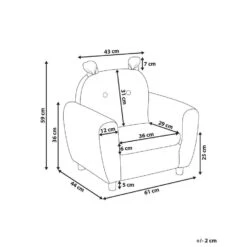 MARIBO - Kinderfauteuil - Beige - Linnen -Meubelwinkel 8c523e13d088496f9e21c970fb717449