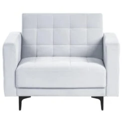 ABERDEEN - Fauteuil - Lichtgrijs - Fluweel -Meubelwinkel 8cf922f8a5614f8983cb9bcbc40b643d