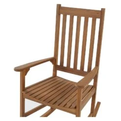 BOJANO - Schommelstoel - Lichte Houtkleur - Acaciahout -Meubelwinkel 8d2de75fcb064caab87156100352bc29