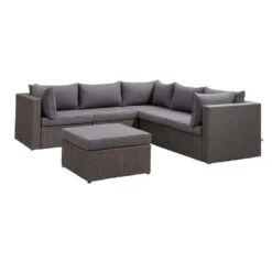 Le Sud Modulaire Hoekloungeset Dordogne - Antraciet/donkergrijs - 6-delig -Meubelwinkel 90102961 3010