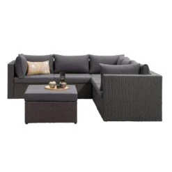 Le Sud Modulaire Hoekloungeset Dordogne - Antraciet/donkergrijs - 6-delig -Meubelwinkel 90102961 3160