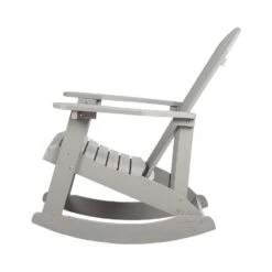 ADIRONDACK - Schommelstoel - Lichtgrijs - Kunsthout -Meubelwinkel 9101a98758e0497a8591f93aa28e3ff3