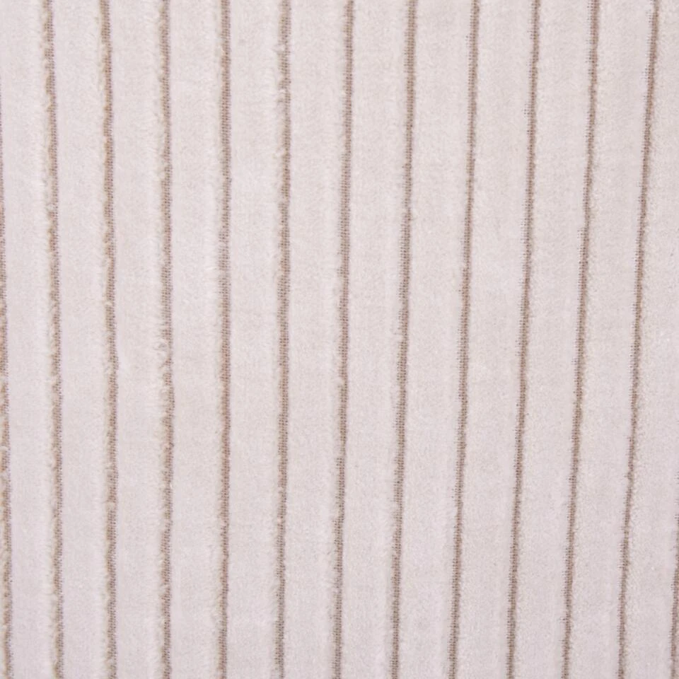 ZIKRIA - Poef - Lichtbeige - Fluweel 9 ZIKRIA - Poef - Lichtbeige - Fluweel - Afbeelding 7