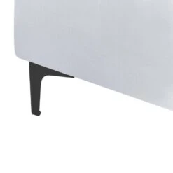 ABERDEEN - Ottomaan - Lichtgrijs - Fluweel -Meubelwinkel 9472a38b12474df382c3fbb4d563b335